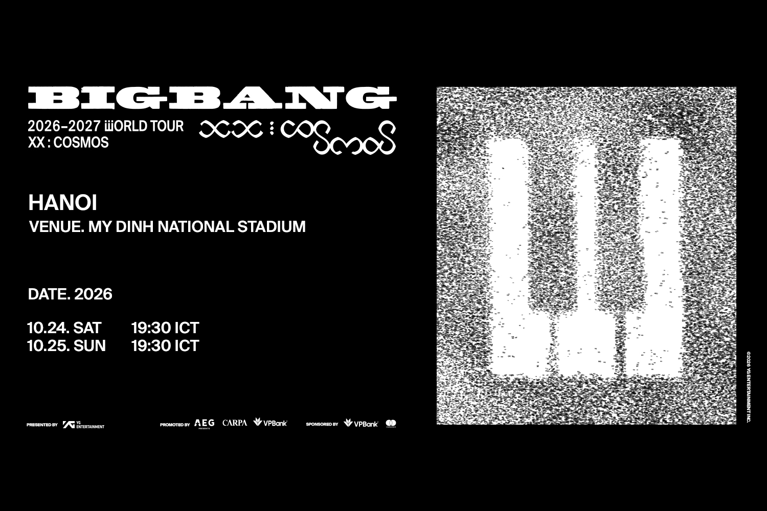 BIGBANG 2026-2027 WORLD TOUR < XX : COSMOS > IN HANOI