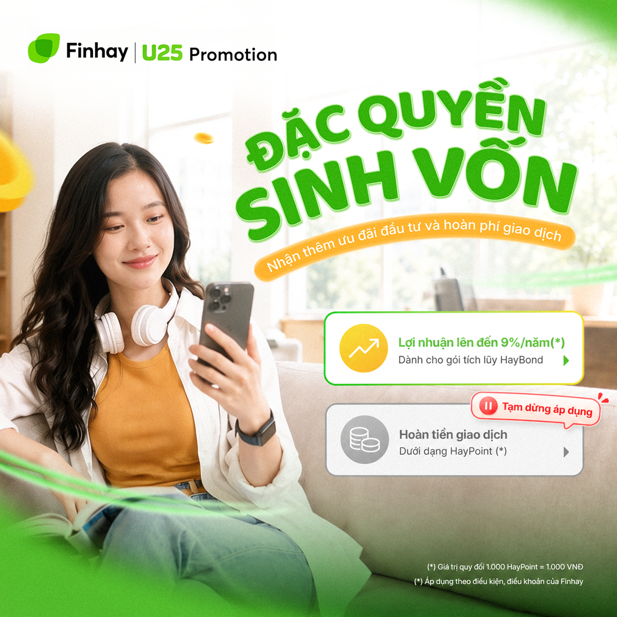 Hướng dẫn cách sở hữu "vốn" lên tới 8.500.000 HayPoint với Finhay U25 Program phiên bản mới