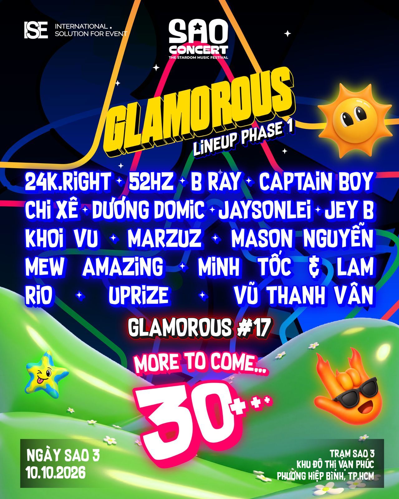 Cẩm nang đu SAO Concert Trạm 3 10/10/2026 chi tiết từ A - Z