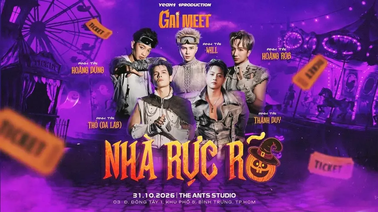 Toàn tập kinh nghiệm đu Gai Meet - Nhà Rực Rỡ 31/10/2026 từ A - Z