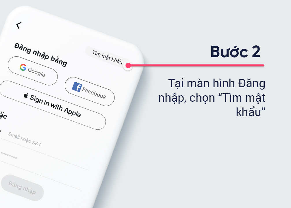 Hướng dẫn khi Quên/mất mật khẩu
