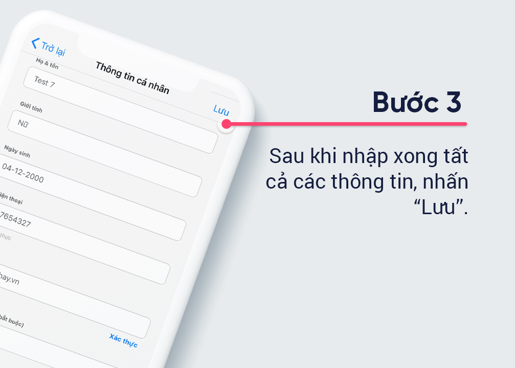 Hướng dẫn xem và cập nhật thông tin cá nhân