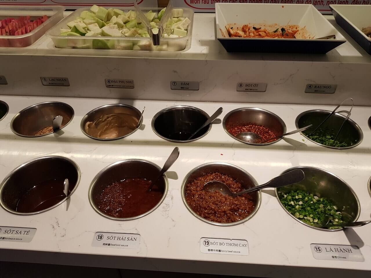 Công thức pha nước chấm tại Haidilao