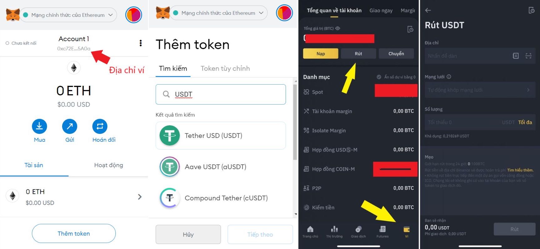 Hướng dẫn nạp tiền vào ví Metamask