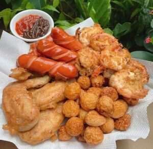 Thực phẩm chiên rán - dầu mỡ