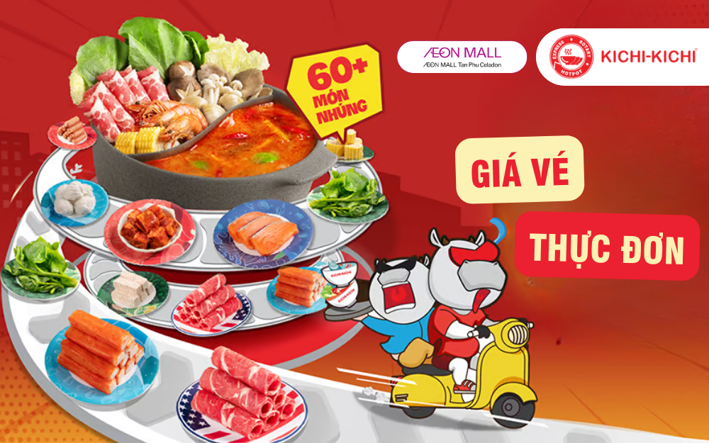 Review Kichi Kichi – Chuỗi nhà hàng lẩu băng chuyền: Bảng giá, thực đơn & trải nghiệm