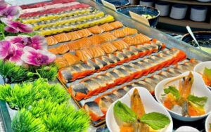 Poseidon Buffet - Quầy Sashimi & Sushi