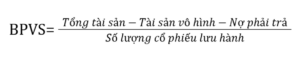 Công thức tính BVPS