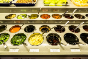 Quầy gia vị - Lẩu Haidilao