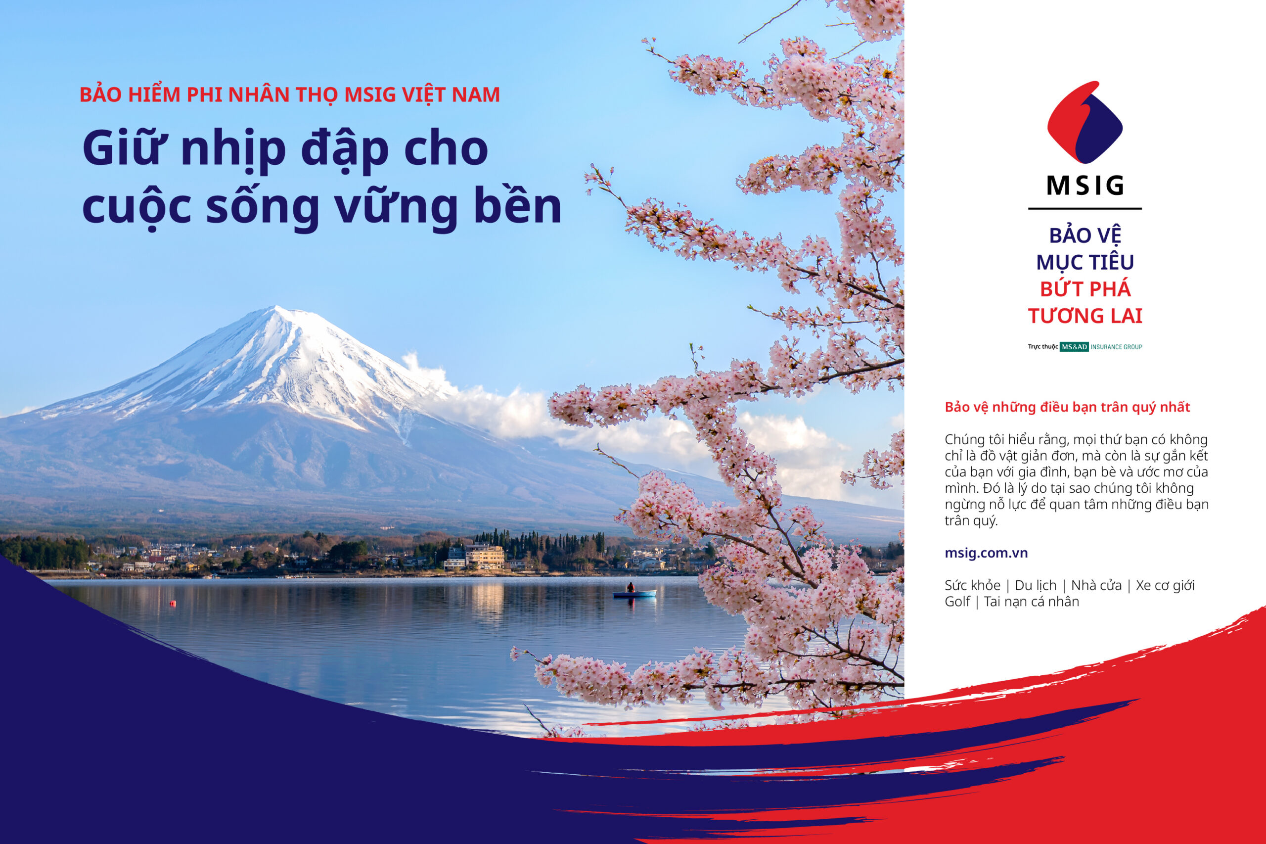 Bảo hiểm MSIG – Bảo vệ mục tiêu, bứt phá tương lai