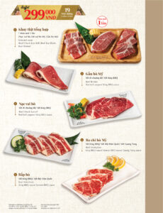 Menu Buffet King BBQ 