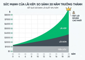 Lãi kép là gì? Bí quyết tận dụng sức mạnh của lãi kép để đạt tự do tài chính