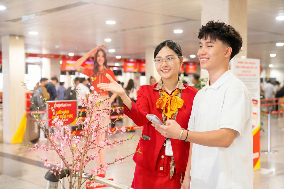 Dịch vụ khách hàng Vietjet Air tại sân bay - cổ phiếu VJC