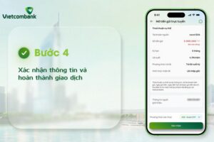 Hướng dẫn gửi tiết kiệm VCB - Bước 4