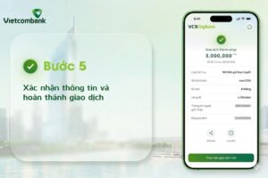 Hướng dẫn gửi tiết kiệm VCB - Bước 5