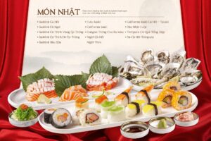 Buffet Cửu Vân Long - món Nhật