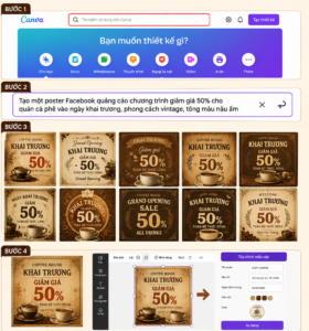 Hướng dẫn chi tiết cách dùng tính năng AI trên Canva (Magic Studio) từ A – Z