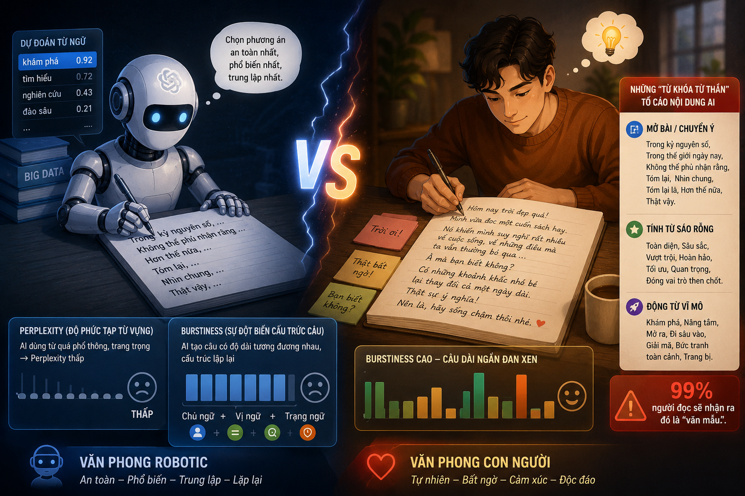 Hướng dẫn mẹo dùng ChatGPT không bị văn mẫu (Robotic): Viết content chuẩn Human