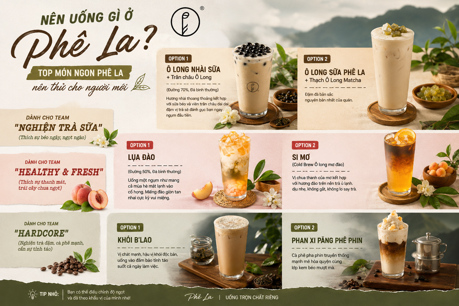 Menu Phê La 2026 có gì ngon? Review chi tiết TOP những món “must-try”