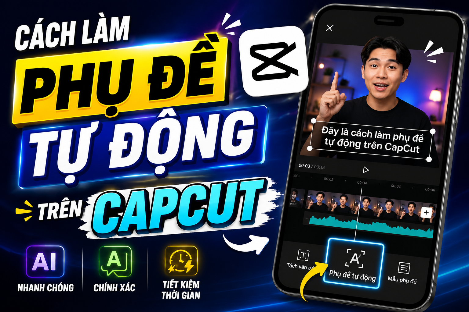 Cách làm phụ đề tự động trên CapCut nhanh chóng, chuẩn xác nhất 2026