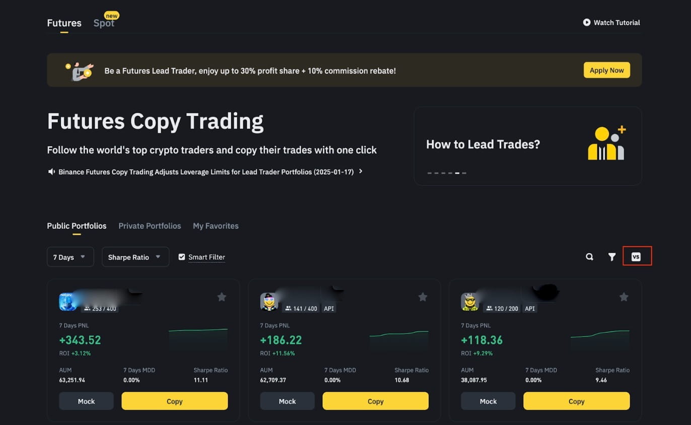 Hướng dẫn chi tiết copy trade trên Binance Futures từ A – Z