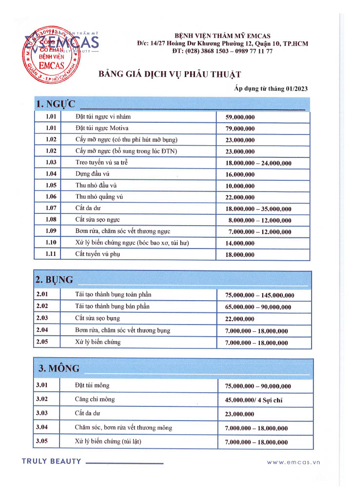 Bệnh viện Thẩm mỹ EMCAS có tốt không? Review trải nghiệm dịch vụ & Bảng giá mới nhất 2026