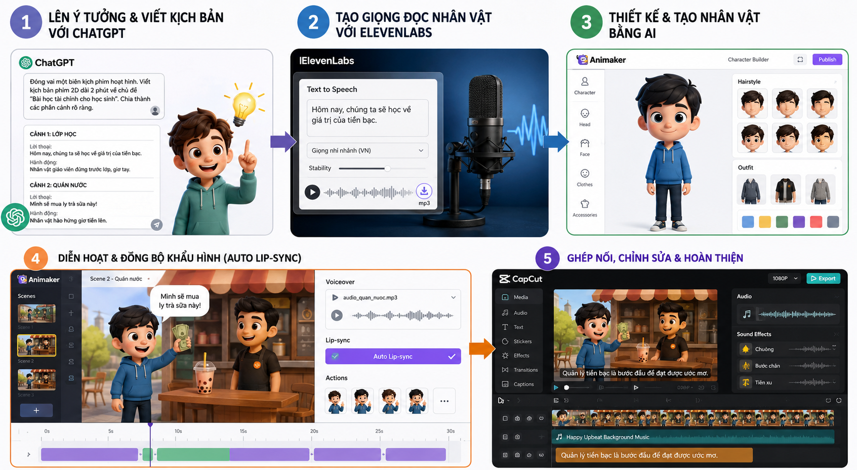 Hướng dẫn cách dùng AI làm video hoạt hình từ A – Z cho người mới
