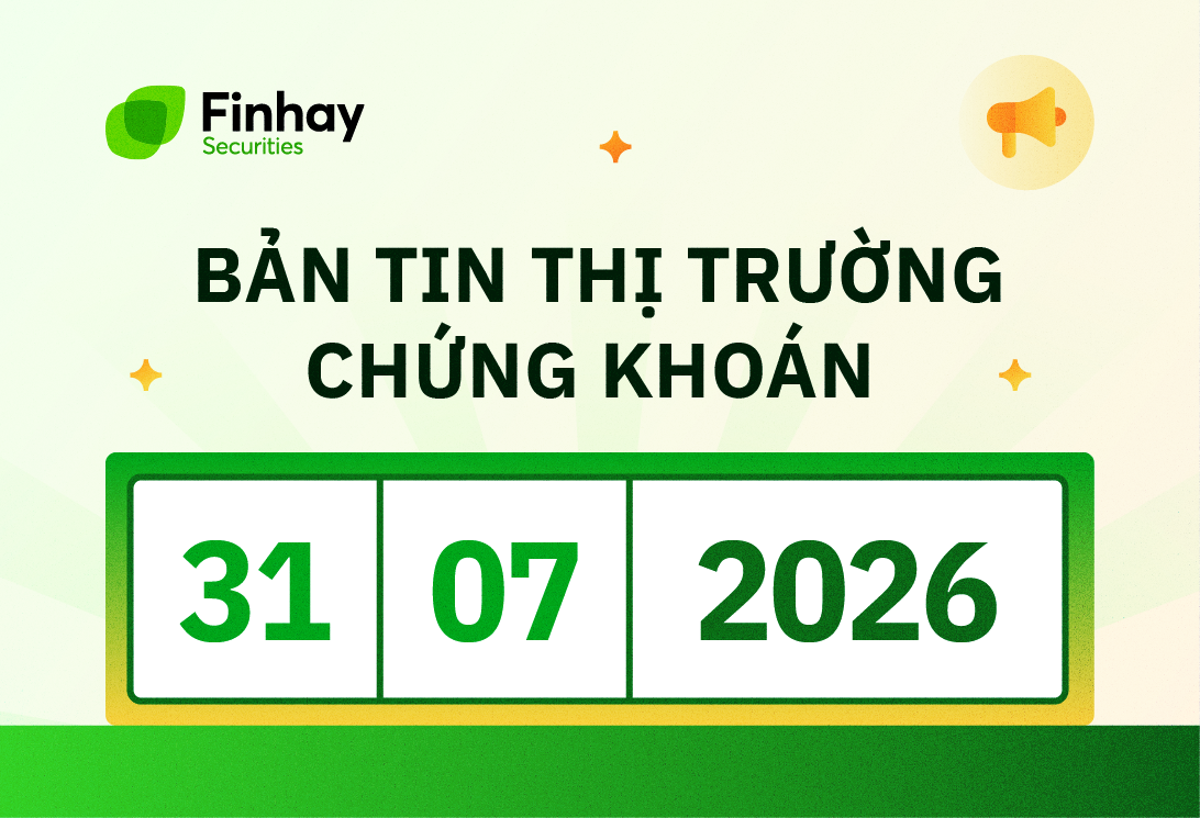 Bản tin chứng khoán 31/07: VN-Index điều chỉnh gần 9 điểm, Vietcombank ngược dòng gánh chỉ số