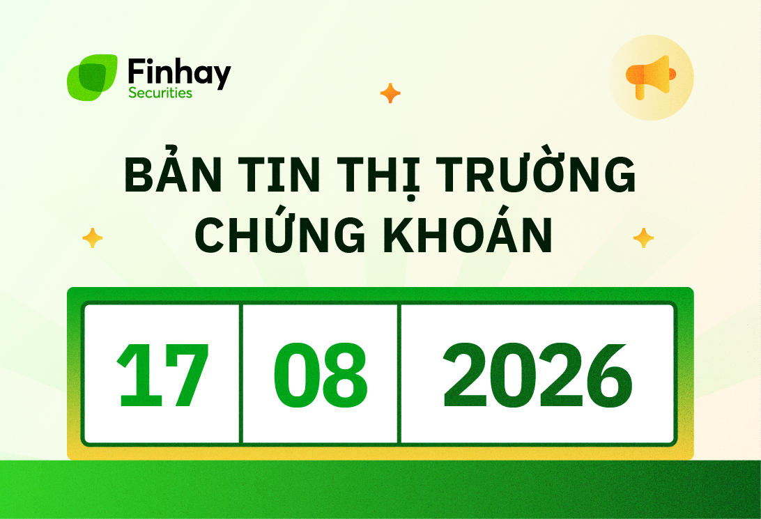 Bản tin chứng khoán 17/08: Dòng tiền dè dặt, VN-Index giằng co đi ngang