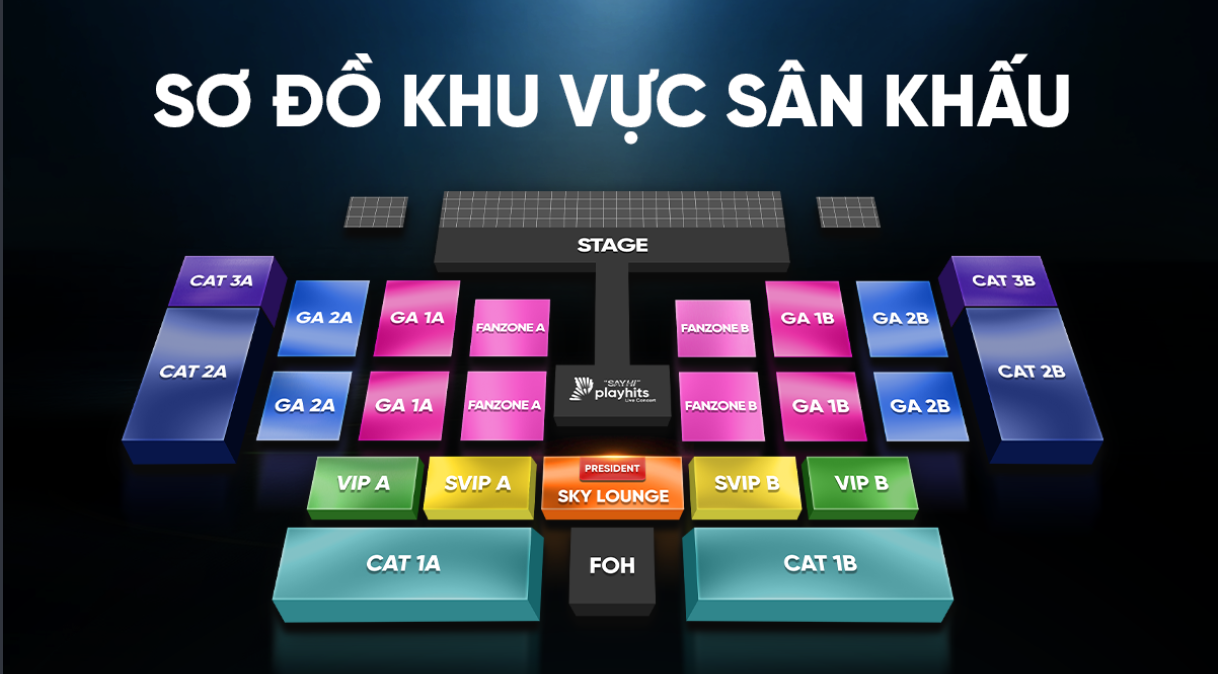 Cẩm nang “đu” concert “SAY HI” PLAYHITS 13/09/2026 : Tổng hợp thông tin bạn cần phải biết